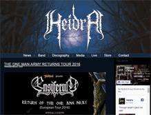 Tablet Screenshot of heidra.net